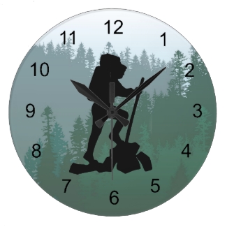 Hiking Design Wall Clock