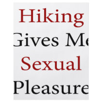 Hiking Gives Me Sexual Pleasure Custom Flyer