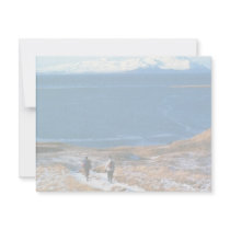 Hiking in Winter invitations