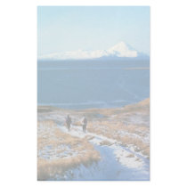 Hiking in Winter stationery