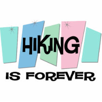 Hiking Is Forever photo sculptures