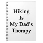 Hiking Is My Dad's Therapy Note Books