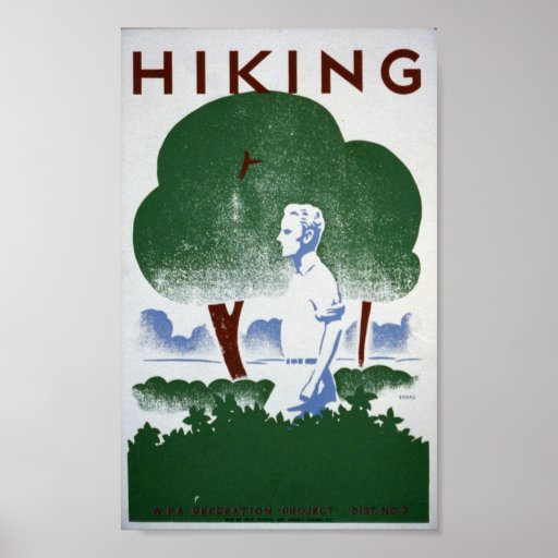 Hiking Poster Zazzle