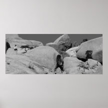 Hiking the Wichitas I - Color Desaturated Poster