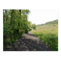 hiking trail Postcard postcards