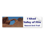 Hiking Valley of Fire Bumper Stickers