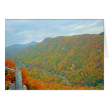 Hiking Way Up In The Mountains Cards