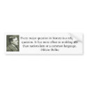 Hilaire Belloc quote bumper stickers by chesterbelloc Hilaire Belloc quote bumper stickers