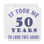 Hilarious 50th Birthday Gag Gifts Personalized Announcements