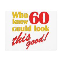 Hilarious 60th Birthday Gifts Post Card