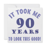 Hilarious 90th Birthday Gag Gifts Personalized Invite