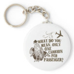 Hilarious Airline Joke Shirt Key Chains
