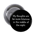 Hilarious at Night Button buttons
