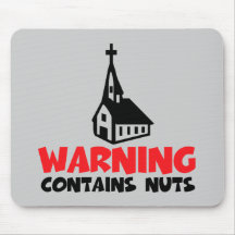 Hilarious atheist mousepad