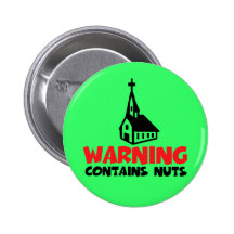 Hilarious atheist pinback buttons