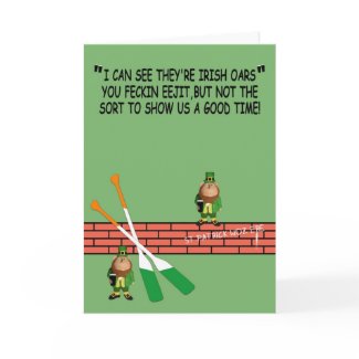 Hilarious Irish birthday card