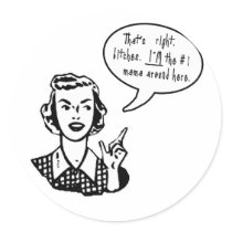 Hilarious Mother's Day Rude Design stickers