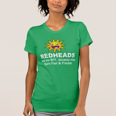Hilarious Redhead BFF T-shirt