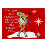 Hilarious "Reindeer Farting" Christmas Card