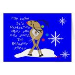Hilarious "Reindeer Farting" Christmas Card