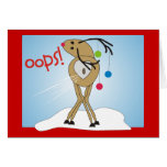 Hilarious "Reindeer Farting" Christmas Card