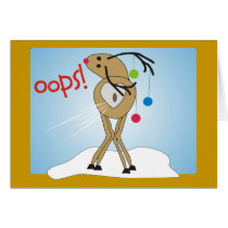 Hilarious "Reindeer Farting" Christmas Card
