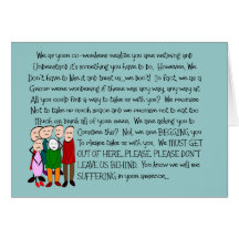 Hilarious Retirement Card--From The Gang!