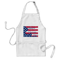Hilary Clinton 2012 Altered US Flag Aprons