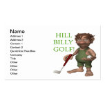 Hill Billy Golf Business Card Template