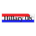 Hillary 08 bumper stickers