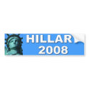 hillary 2008 bumper stickers