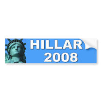 hillary 2008 bumper stickers by WanderingWomyn hillary 2008 bumper stickers