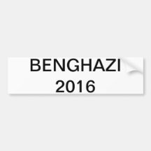 Hillary 2016 - BENGHAZI Bumper Sticker