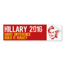 Hillary 2016/Benghazi Bumper Sticker