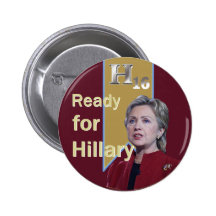 Hillary 2016 Button