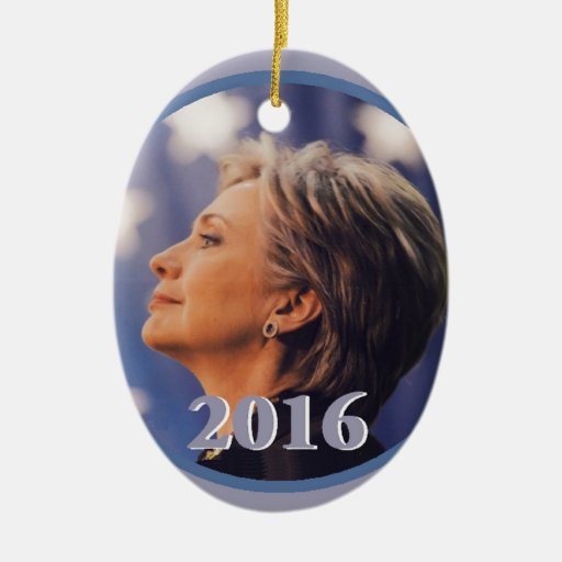 Hillary 2016 christmas ornament