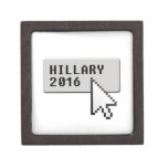 HILLARY 2016 CURSOR CLICK -.png Premium Keepsake Box