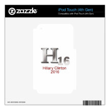 Hillary 2016 decal for iPod touch 4G