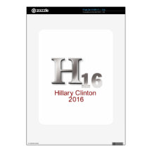 Hillary 2016 decal for the iPad