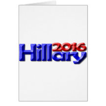 Hillary 2016 greeting card