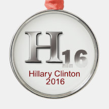 Hillary 2016 ornament