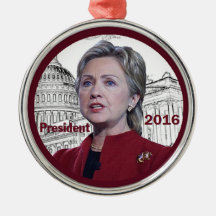 Hillary 2016 ornament