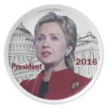 Hillary 2016 Plate