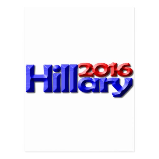 Hillary 2016 post card