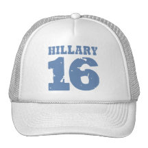 HILLARY 2016 UNIFORM DISTRESSED -.png Trucker Hats