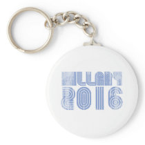 HILLARY 2016 vintage Faded.png Keychain