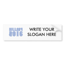 HILLARY 2016 vintage.png Bumper Sticker