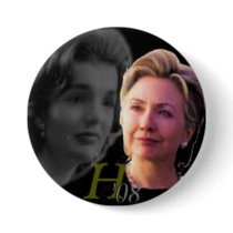 Hillary 3-Inch Button by elfyboy Hillary 3-Inch Button