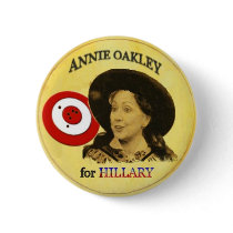Hillary Annie Oakley  Button