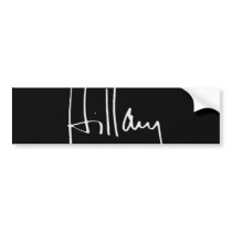 Hillary Autograph T-shirt bumper stickers